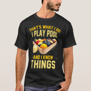 Funny Billards shirts for men 8 Ball Pool Billiard