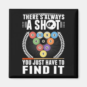 Funny Billiard Joke Cue Snooker Pool Player Magnet