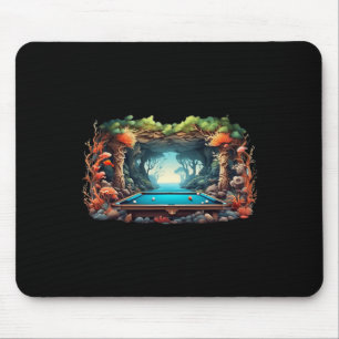 Funny Billiards Art Billiards Playing Pool Players Mouse Pad