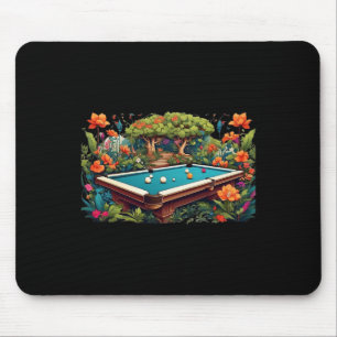 Funny Billiards Art Billiards Playing Pool Players Mouse Pad
