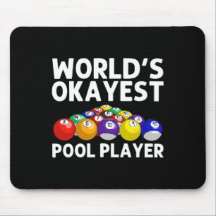 Funny Billiards Art For Men Women Billiard Lover P Mouse Pad