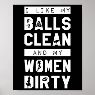 Funny Billiards Hilarious Pun Joke Gag Gift Tee Poster