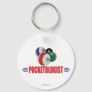 Funny Billiards Keychain