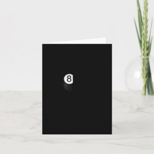 Funny Billiards Long-sleeve For 8-ll Pool Player Card