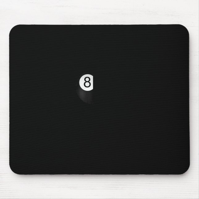 Funny Billiards Long-sleeve For 8-ll Pool Player  Mouse Pad (Front)