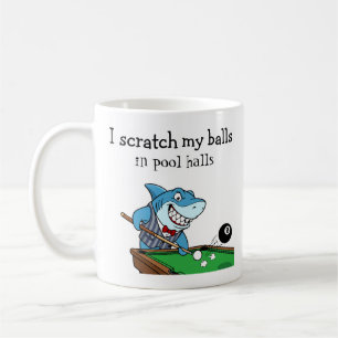 Funny Billiards Pool Hall Rebel Coffee Mug