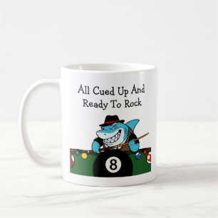 Funny Billiards Pool Hall Rebel Coffee Mug