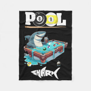 Funny Billiards Pool Shark Cool Fleece Blanket