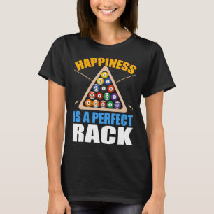Funny Billiards Rack Humour Pool T-Shirt
