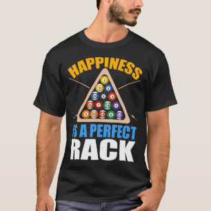 Funny Billiards Rack  Humour Pool T-Shirt