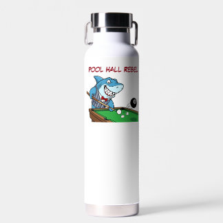 Funny Billiards Shark Water Bottle 
