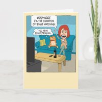 Funny Binge Champion With Grumpy Cat Birthday