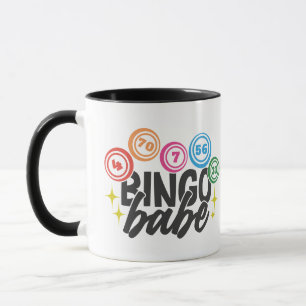 Funny Bingo babe word art Mug