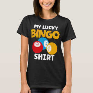 Funny Bingo Gamer Lucky Bingo T-Shirt