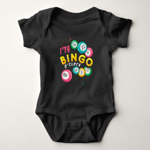 Funny Bingo Player Gambler Humour Baby Bodysuit