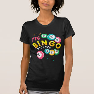 Funny Bingo Player Gambler Humour T-Shirt