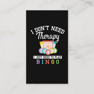 Funny Bingo Player Joke Business Card