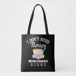 Funny Bingo Player Joke Tote Bag