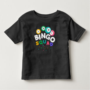Funny Bingo Team Gambling Humour Toddler T-shirt