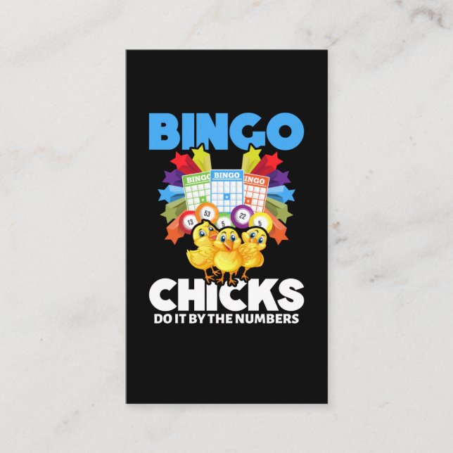 Funny Bingo Women Bingo Player Girls Business Card (Front)