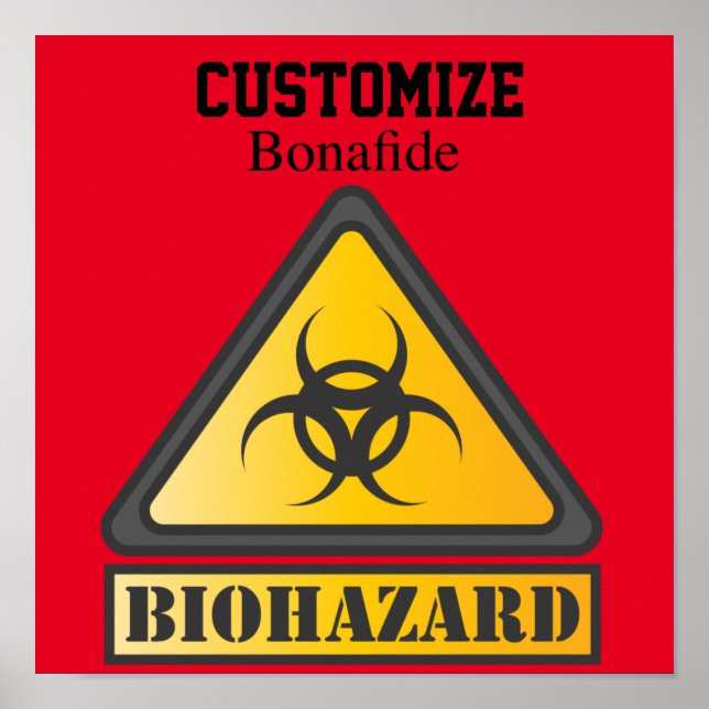 Funny Biohazard Warning Sign Thunder_Cove (Front)