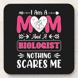 Funny Biologist Mom, Biologist Mom Funny Coaster