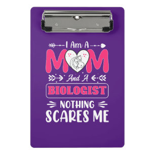 Funny Biologist Mom, Biologist Mom Funny Mini Clipboard