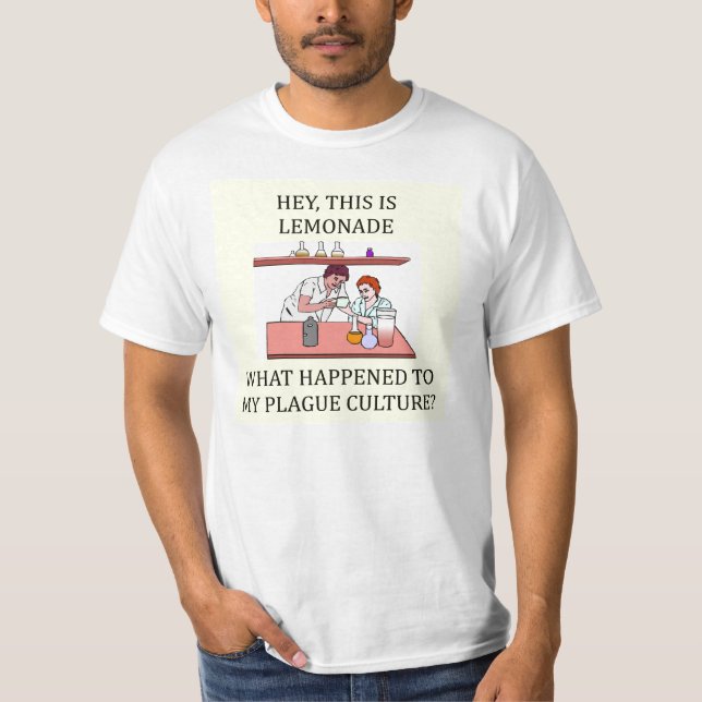 funny biology lab joke T-Shirt (Front)