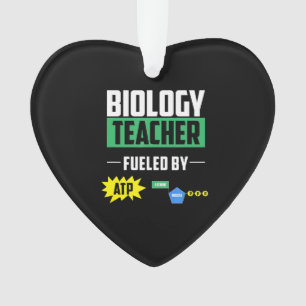 Funny Biology Teacher Chemistry  Men Women Teacher Ornament