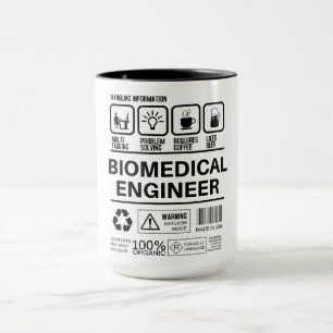 Funny Biomedical Engineer Handling Information Mug