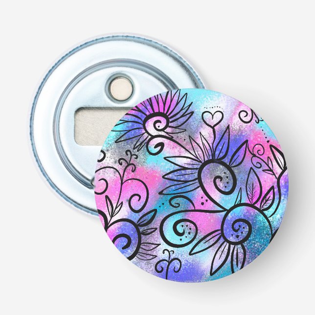 Funny bird art bottle opener (Front)