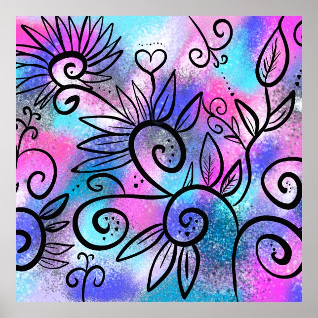 Funny bird art poster (Front)