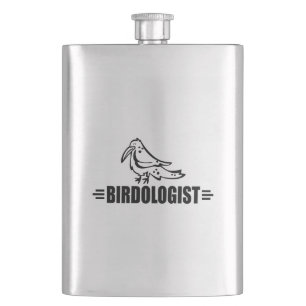 Funny Bird Lover's Hip Flask