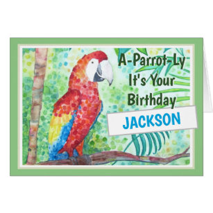 Cadeaux Perroquet Joyeux Anniversaire Zazzle Ca