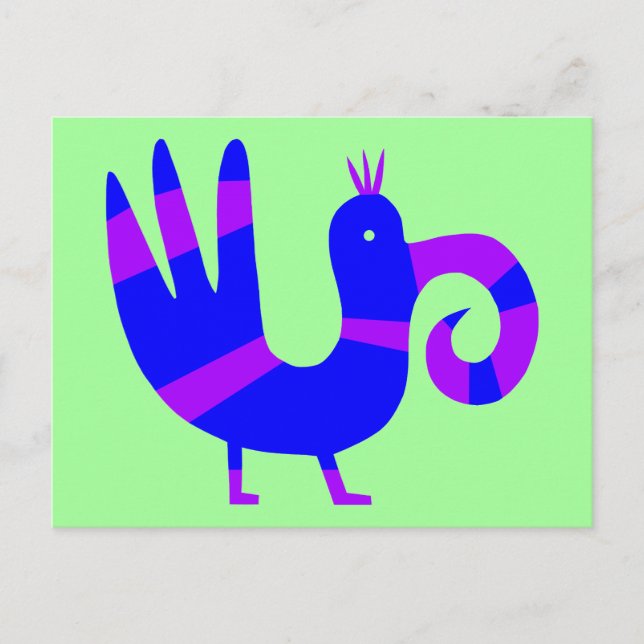 Funny Bird Postcard (Front)