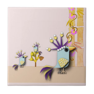 Funny Bird  Tile