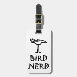 Funny Birder Luggage Tag