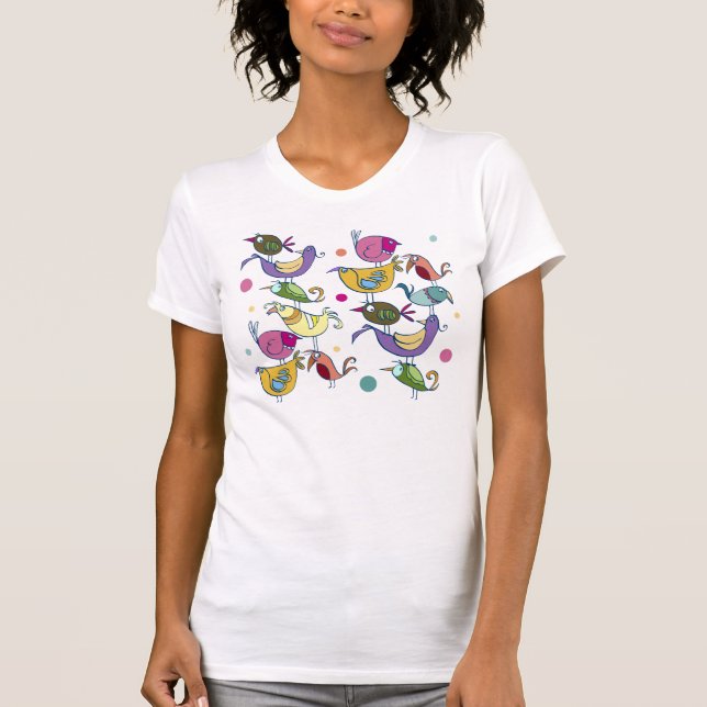 Funny birds T-Shirt (Front)