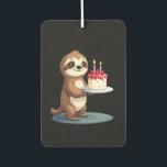 Funny Birthday Cake with Sloth Costume for Boys an Air Freshener<br><div class="desc">Funny Birthday Cake with Sloth Costume for Boys and Girls (1)</div>