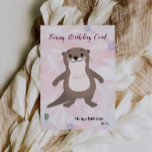 Funny Birthday Card<br><div class="desc">This cute cat birthday card is the best way to express love to someone whose love language is cat memes! A fun and unique birthday card to remind your favourite person that they are loved 😺💖</div>