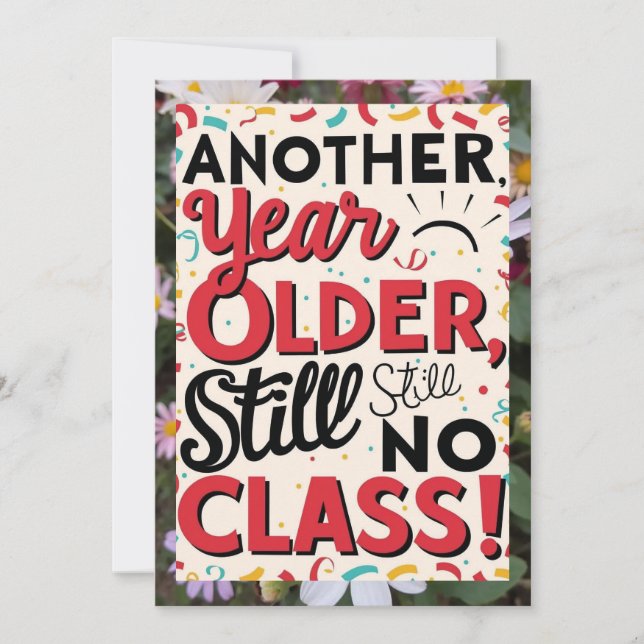 Funny Birthday Card (Front)