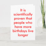 Funny Birthday Card<br><div class="desc">The best birthday quotes on the best birthday card</div>