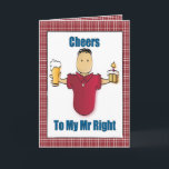 Funny Birthday Card Any Age - Husband or Boyfriend<br><div class="desc">Does your husband or boyfriend appreciate a good laugh?  This funny and snarky card can be personalized with his name and message to add a custom touch!</div>