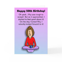 Funny Birthday Card:  Celebrating 50th Birthday