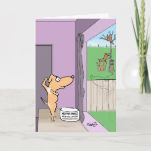 Funny Birthday Card for dog lovers
