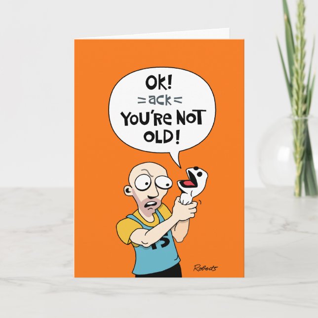 Funny Birthday Card for Guy (Front)