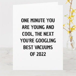 Funny Birthday Card for him or her   Best Vacuums
