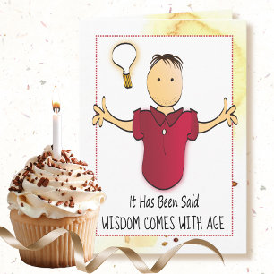 Funny Birthday Card for Him to Personalize