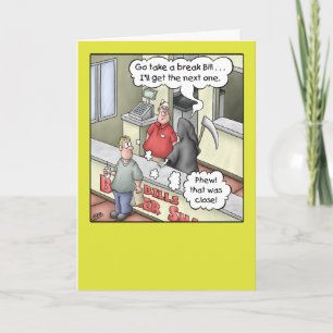 Funny Birthday Cards: Burger Bash 2 Card