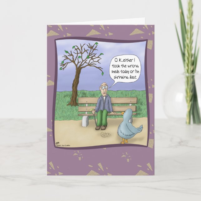 Funny Birthday Cards: Day at the Park Card (Front)